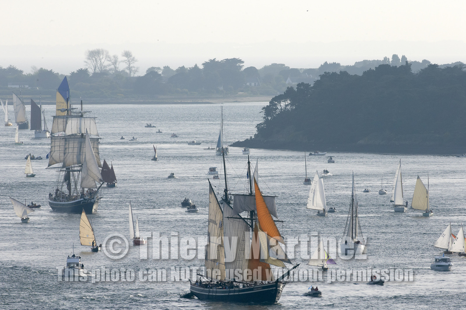 Semaine du Golfe 2015. Parade d'arrivée de la flotte.