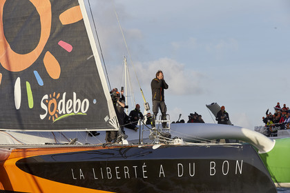 Single-handed sailing round the world record .