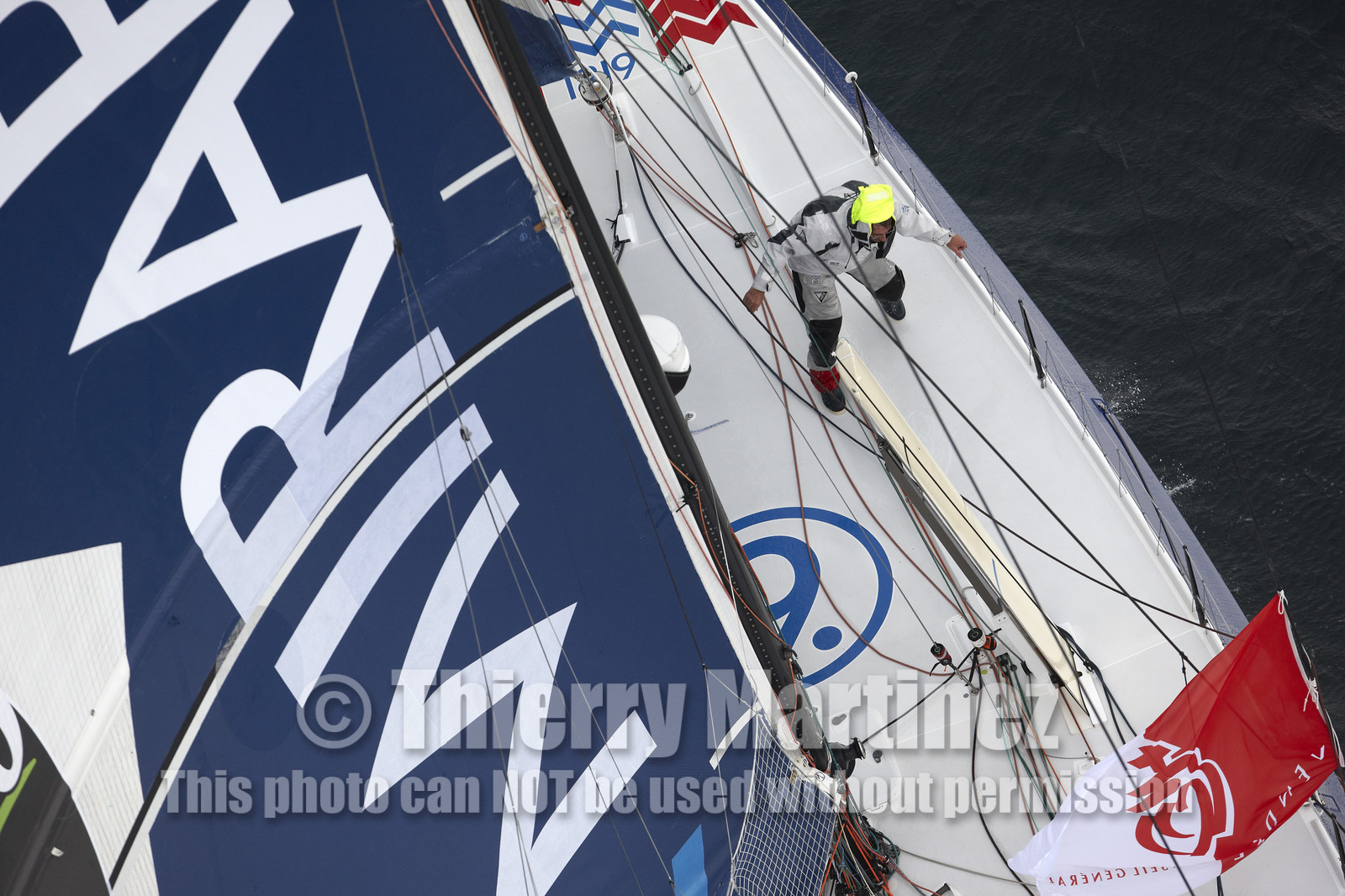 MIRABAUD  Monohull IMOCA 60, skipper Dominique Wavre (SUi)