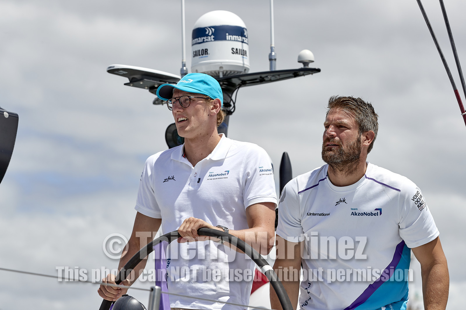 team AkzoNobel  in Volvo Ocean Race 2017-18.