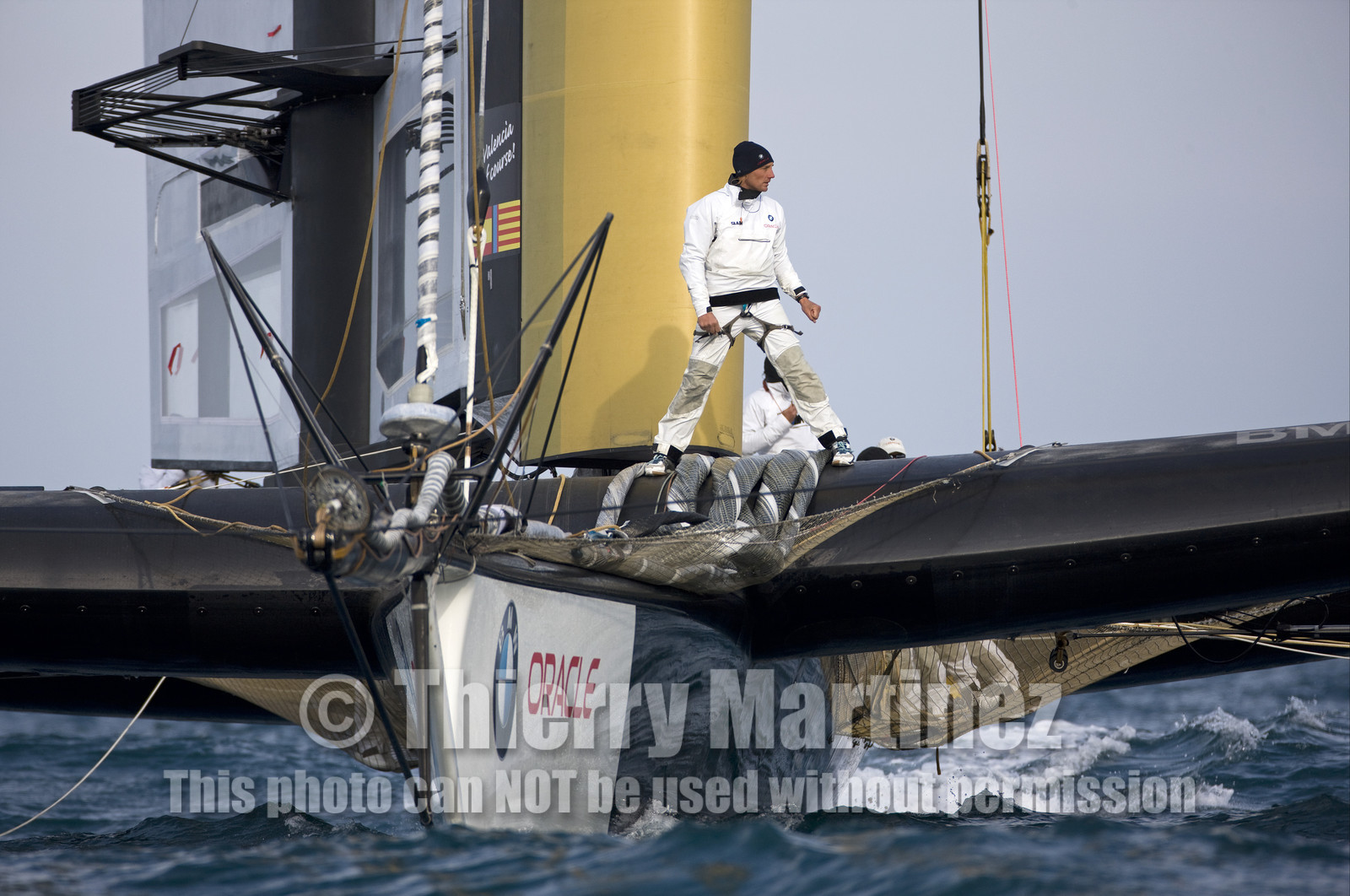 33rd  AMERICA'S CUP Valencia Spain, February 2010 - Defender:  ALINGHI (ALINGHI 5) vs Challenger : BMW Oracle Racing (USA 17)