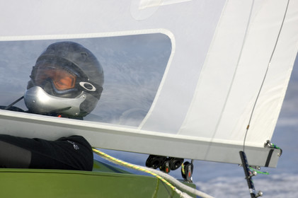 Ice Boats in Stockholm Archipelago - March 2005.