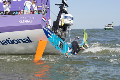 team AkzoNobel  in Volvo Ocean Race 2017-18.