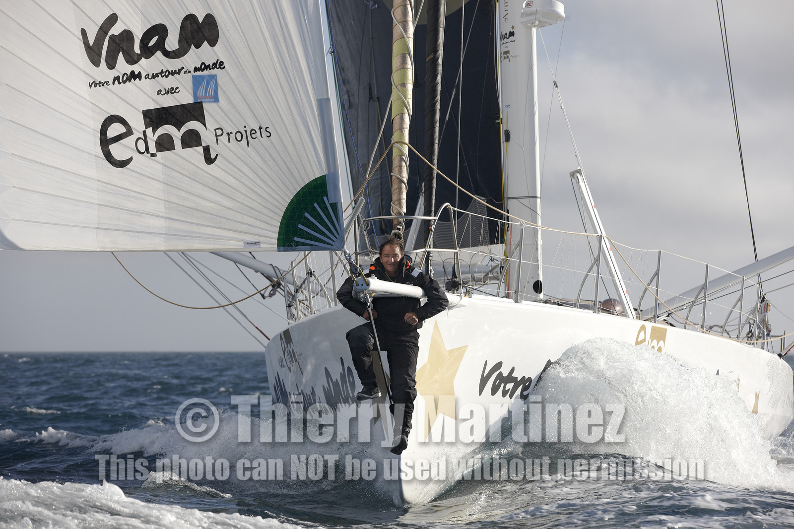 VOTRE NOM AUTOUR DU MONDE , skipper Bertrand de Broc (FRA)