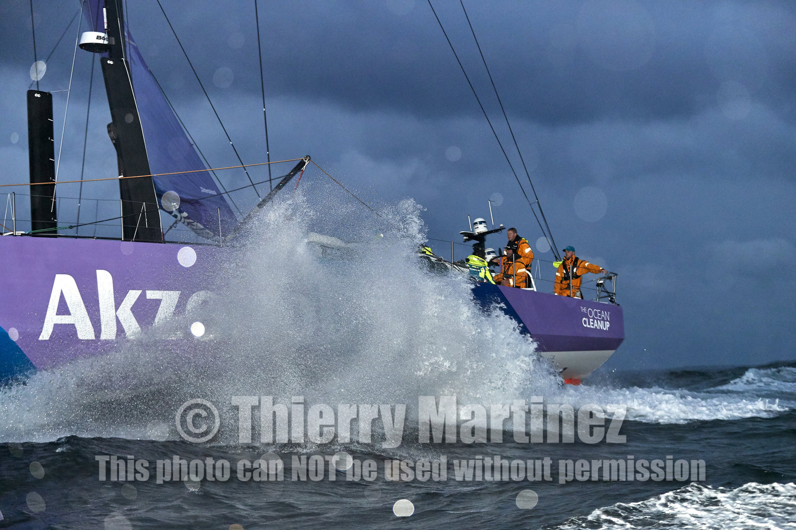 team AkzoNobel  in Volvo Ocean Race 2017-18.