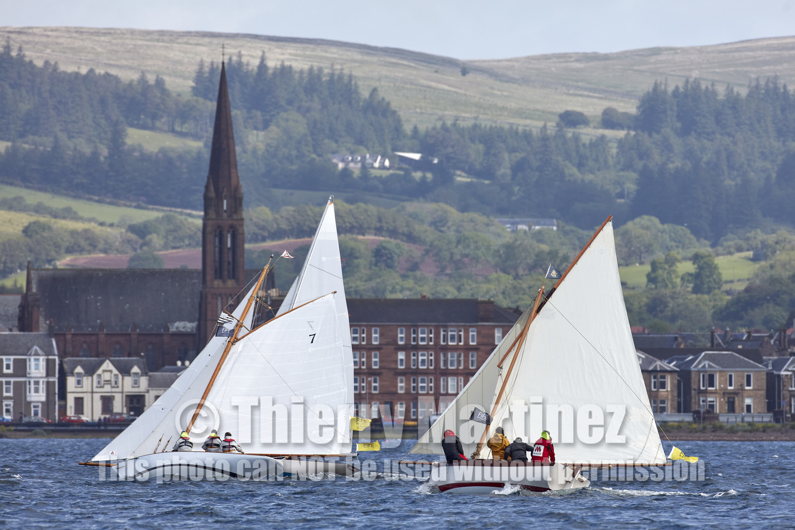 22_17006   © Thierry Martinez.FAIRLIE,SCOTLAND - UK 12th June 20222022 RICHARD MILLE FIFE REGATTA.Day 2 : LARGS to ROTHESAY