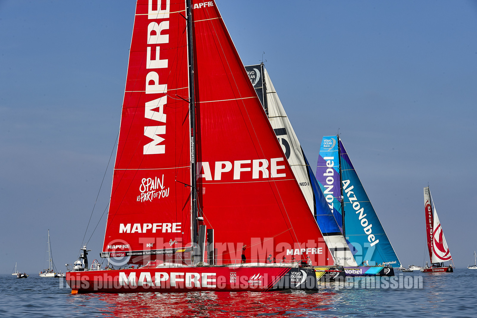 team AkzoNobel  in Volvo Ocean Race 2017-18.