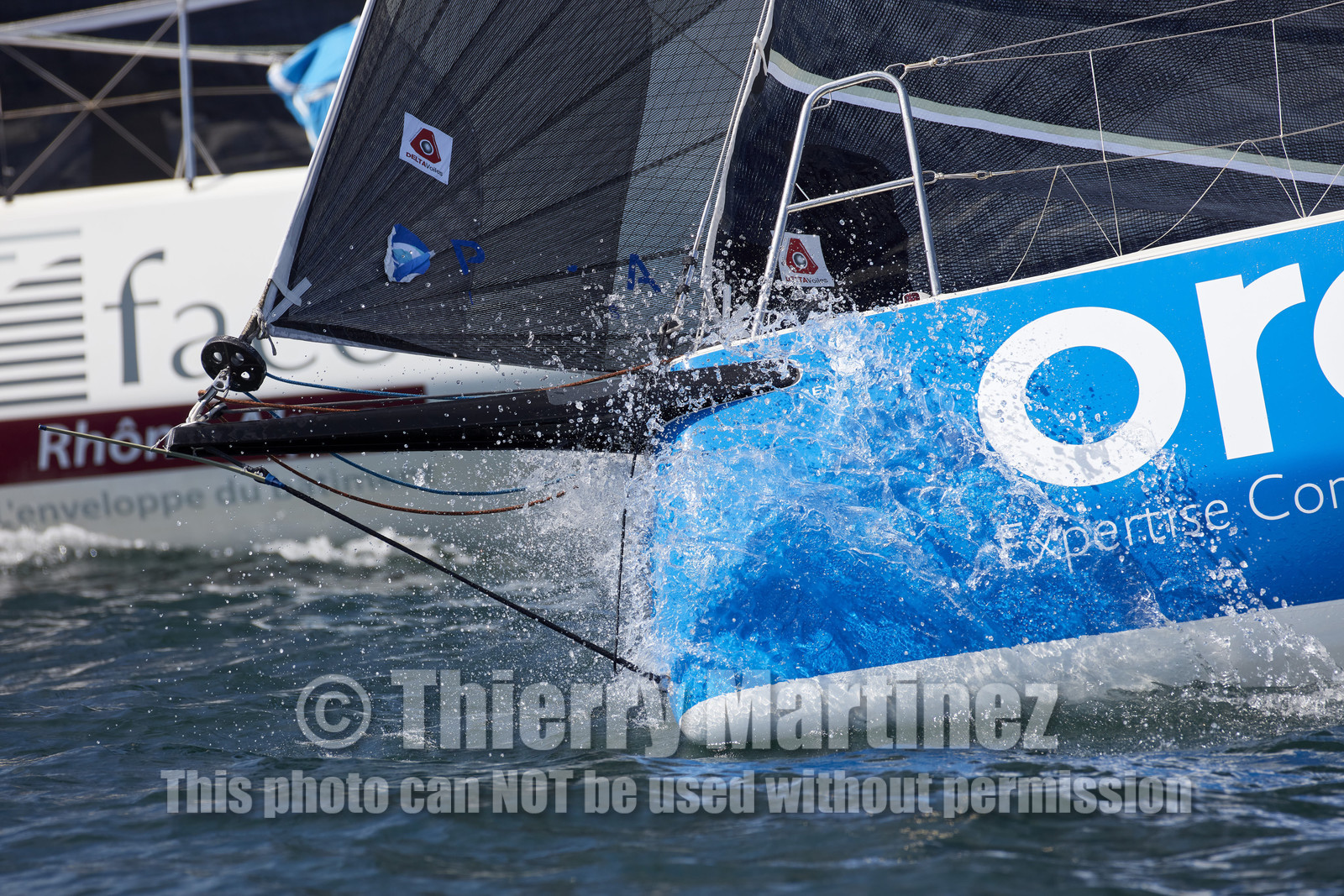 22_32909   © Thierry Martinez.PORT LA FORET, FRANCE. 28 Aout  2022.53éme édition de la Solitaire du Figaro.Départ de la 2éme étape , Port La Forêt   Royan (635NM).