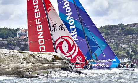 team AkzoNobel  in Volvo Ocean Race 2017-18.