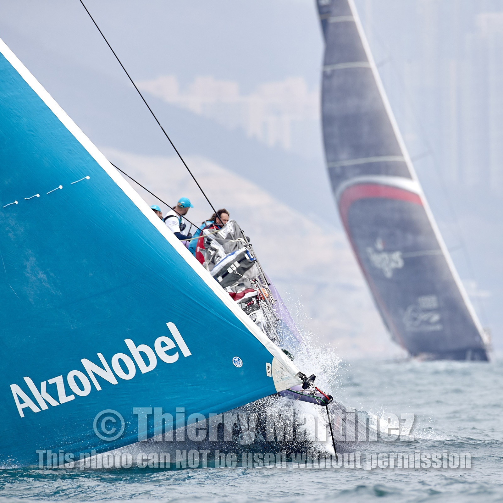 team AkzoNobel  in Volvo Ocean Race 2017-18.