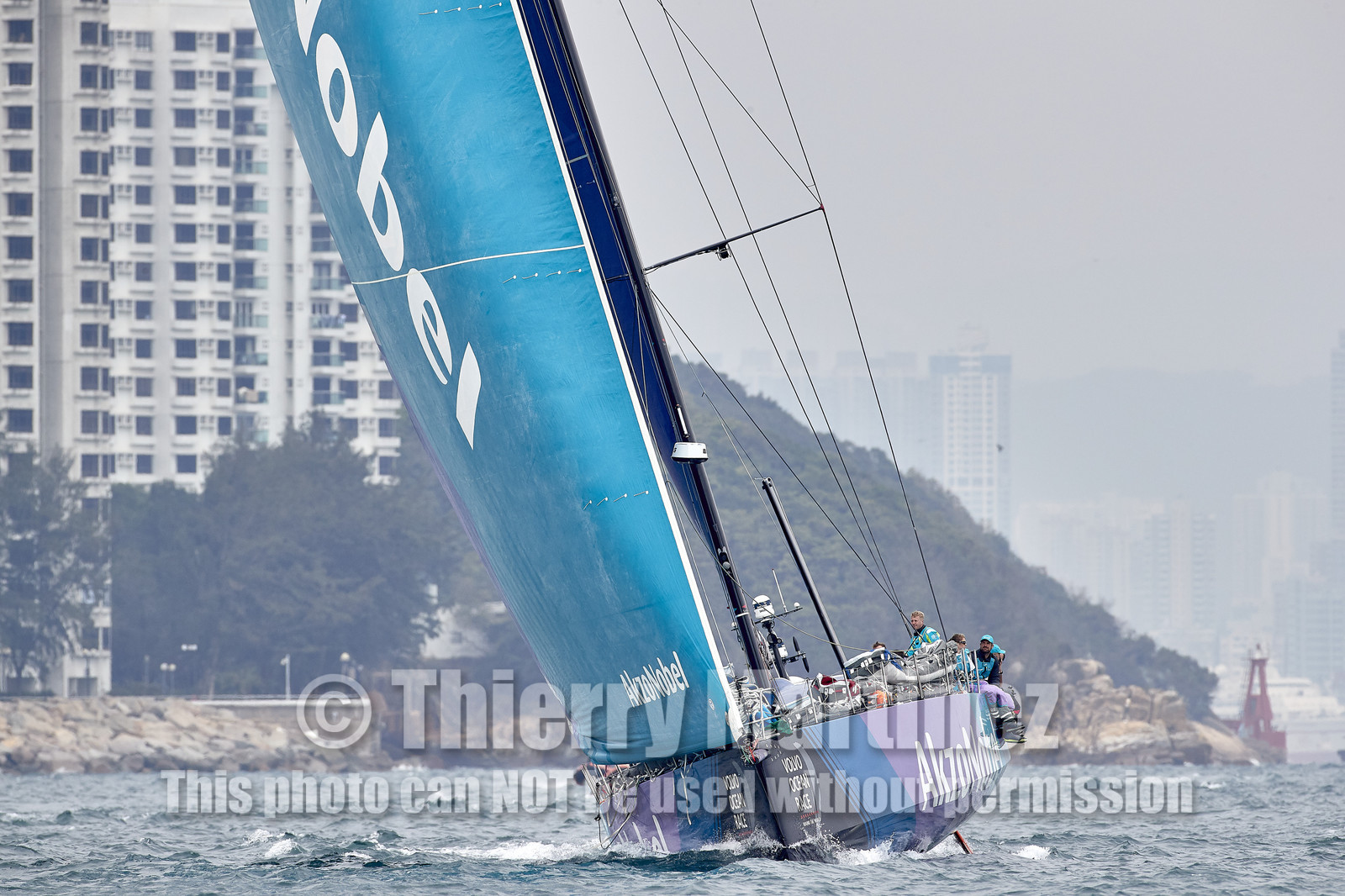 team AkzoNobel  in Volvo Ocean Race 2017-18.