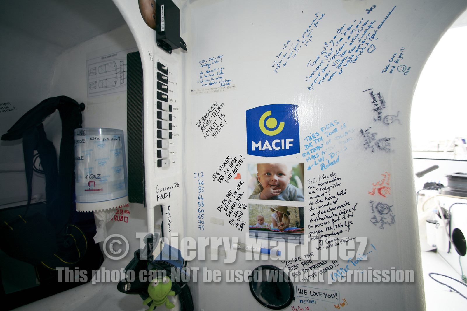 2012 13 VENDEE GLOBE. François Gabart (FRA) MACIF  Winner .
