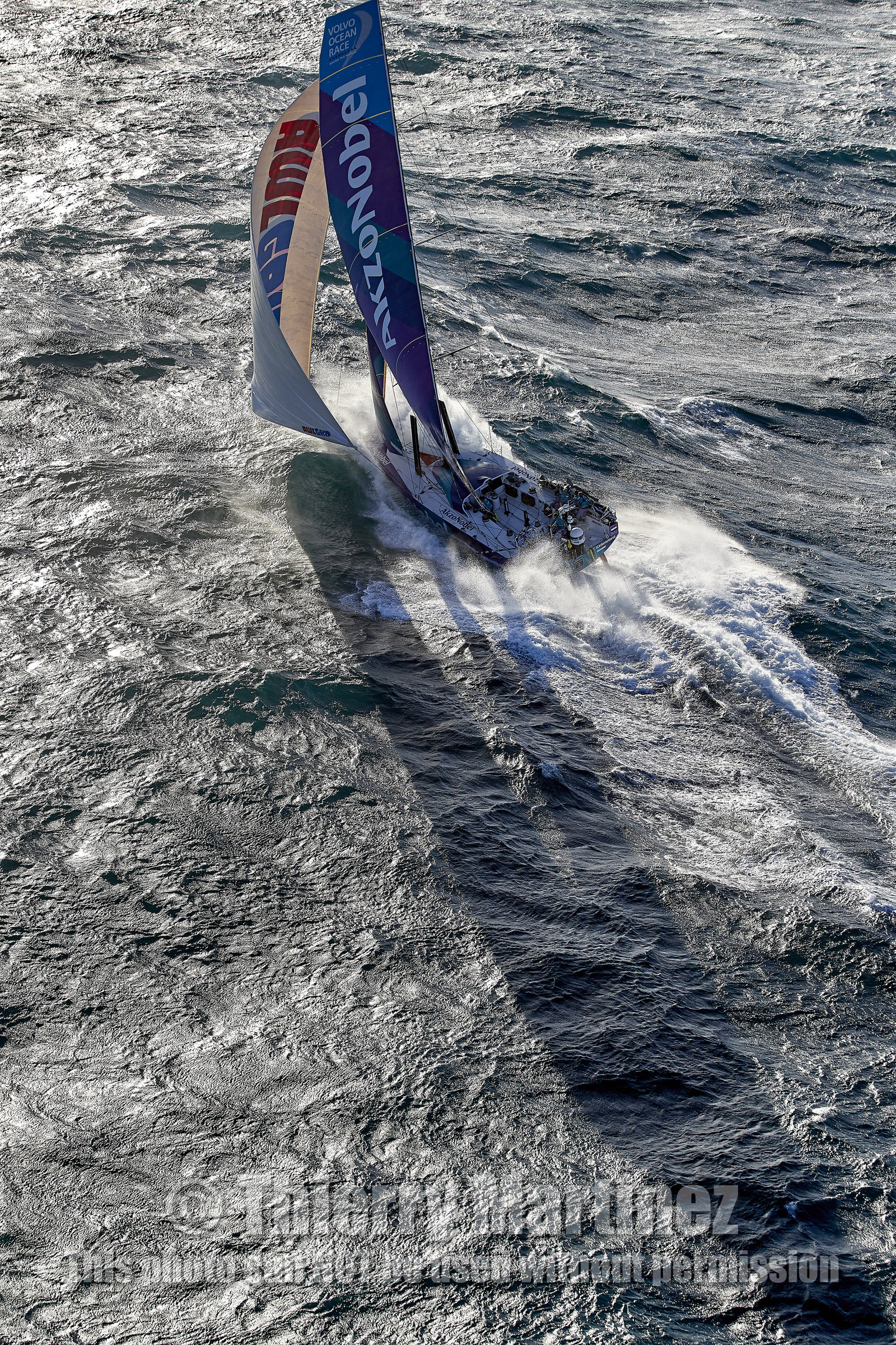 team AkzoNobel  in Volvo Ocean Race 2017-18.