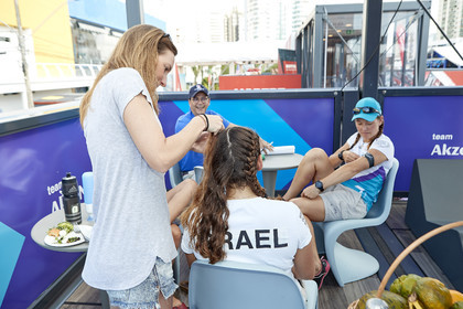 team AkzoNobel  in Volvo Ocean Race 2017-18.