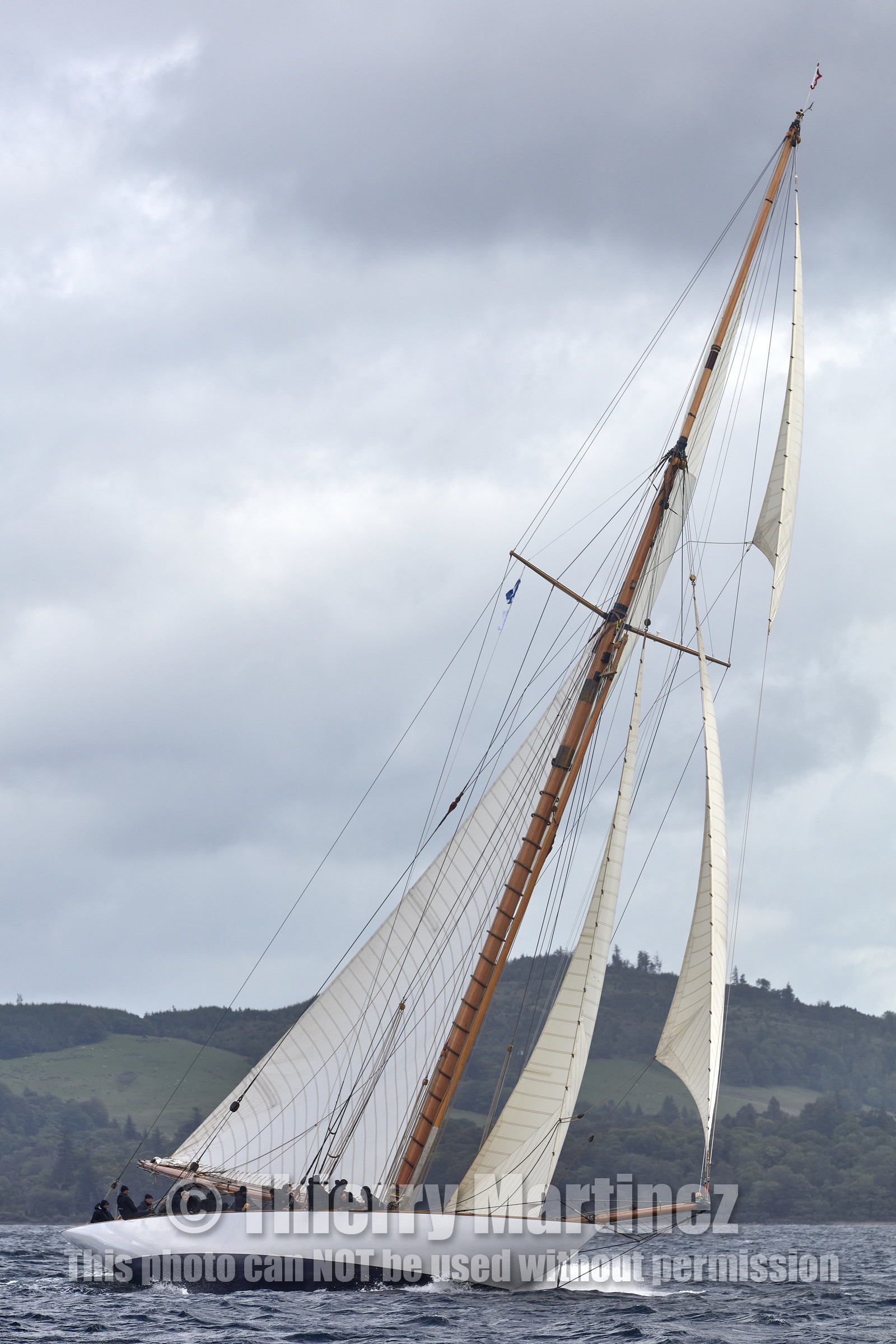 22_17006   © Thierry Martinez.FAIRLIE,SCOTLAND - UK 12th June 20222022 RICHARD MILLE FIFE REGATTA.Day 2 : LARGS to ROTHESAY