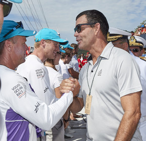 team AkzoNobel  in Volvo Ocean Race 2017-18.