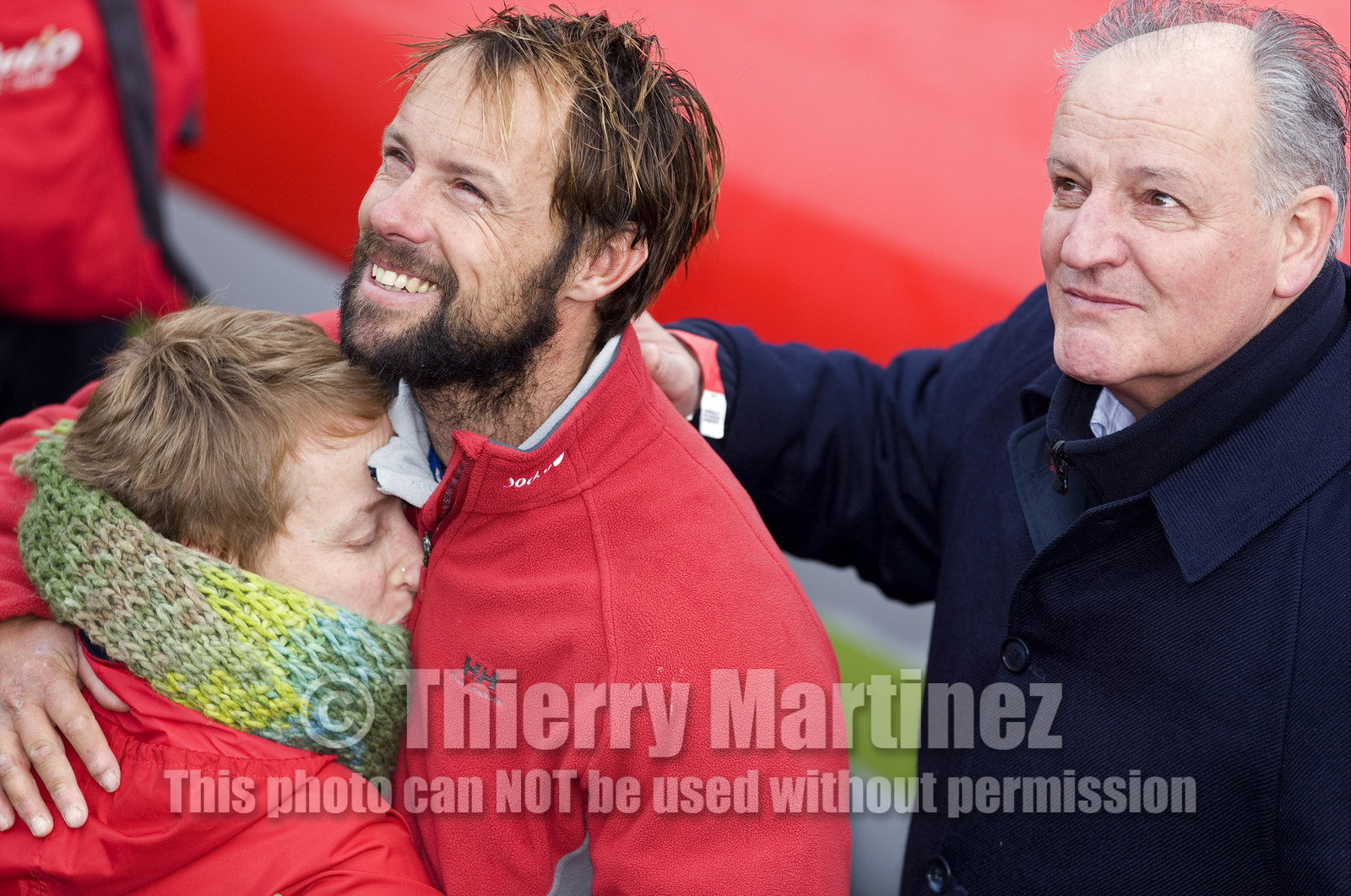 Thomas Coville (FRA) Solo Sailing Round the World Record attempt, Finish .