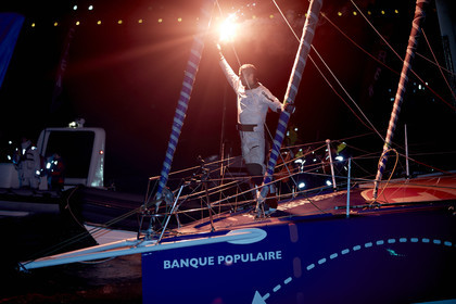 2012 13 VENDEE GLOBE. Armel Le Cleac'h (FRA) BANQUE POPULAIRE 2nd .