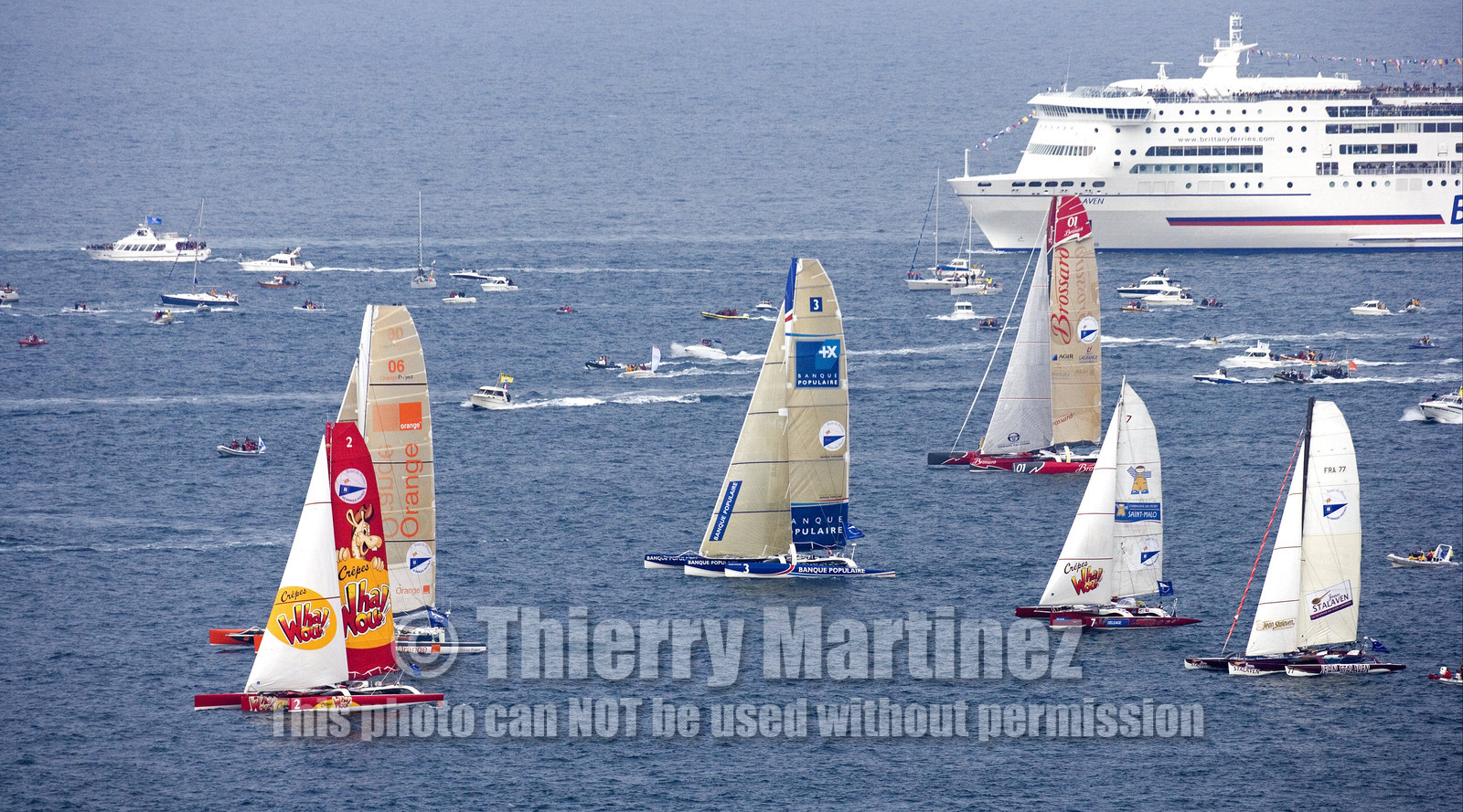 ROUTE DU RHUM Start in St Malo.Oct  2006