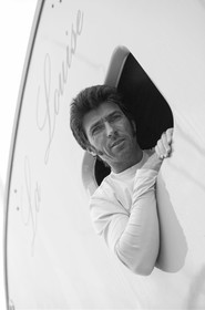 Thierry Dubois (FRA) et son bateau LA LOUISE