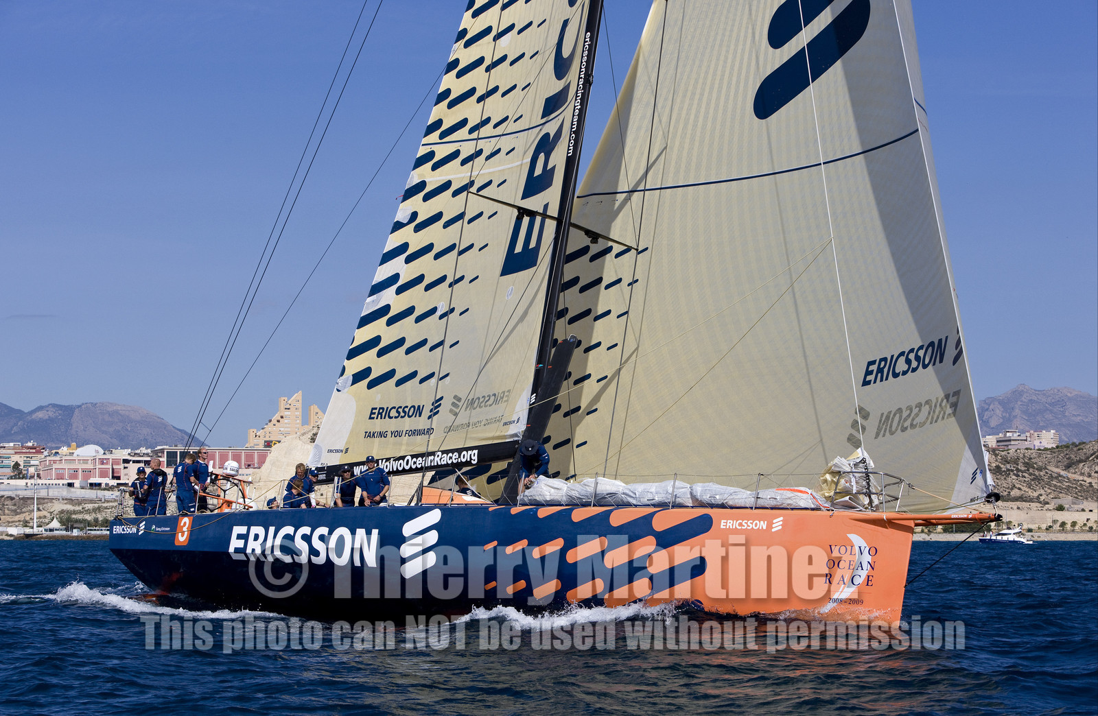 VOLVO OCEAN RACE - 2008 2009. IN-PORT RACE in Alicante-Spain.