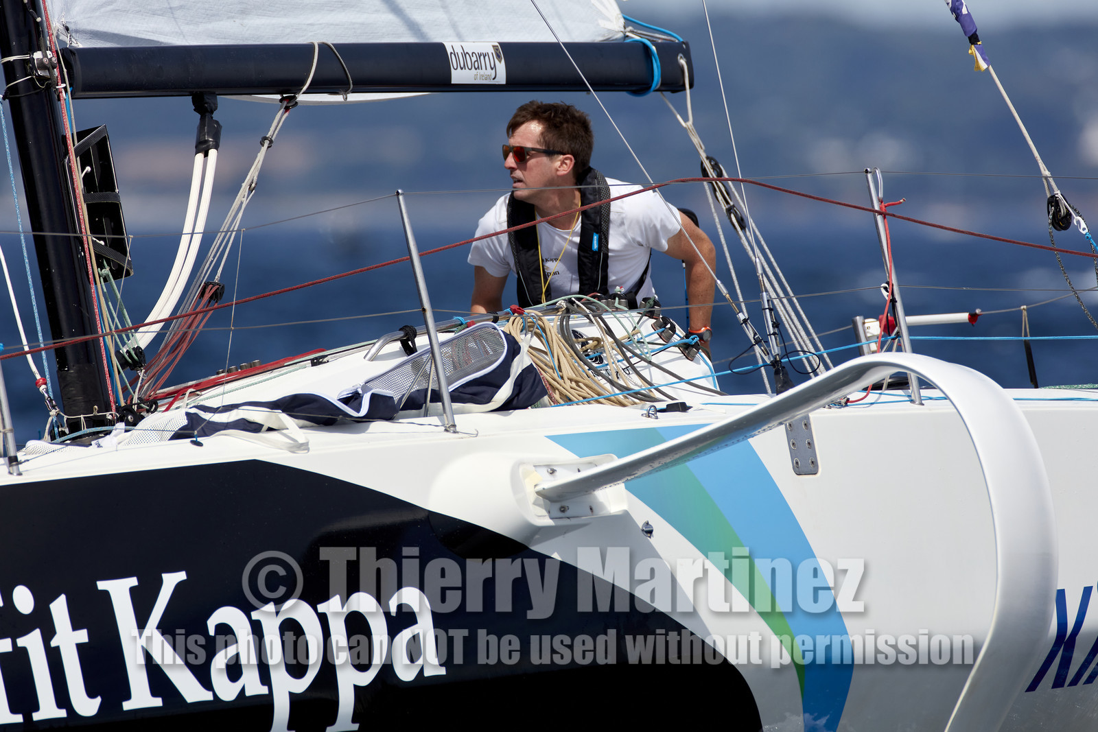 22_33196   © Thierry Martinez.PORT LA FORET, FRANCE. 28 Aout  2022.53éme édition de la Solitaire du Figaro.Départ de la 2éme étape , Port La Forêt   Royan (635NM).