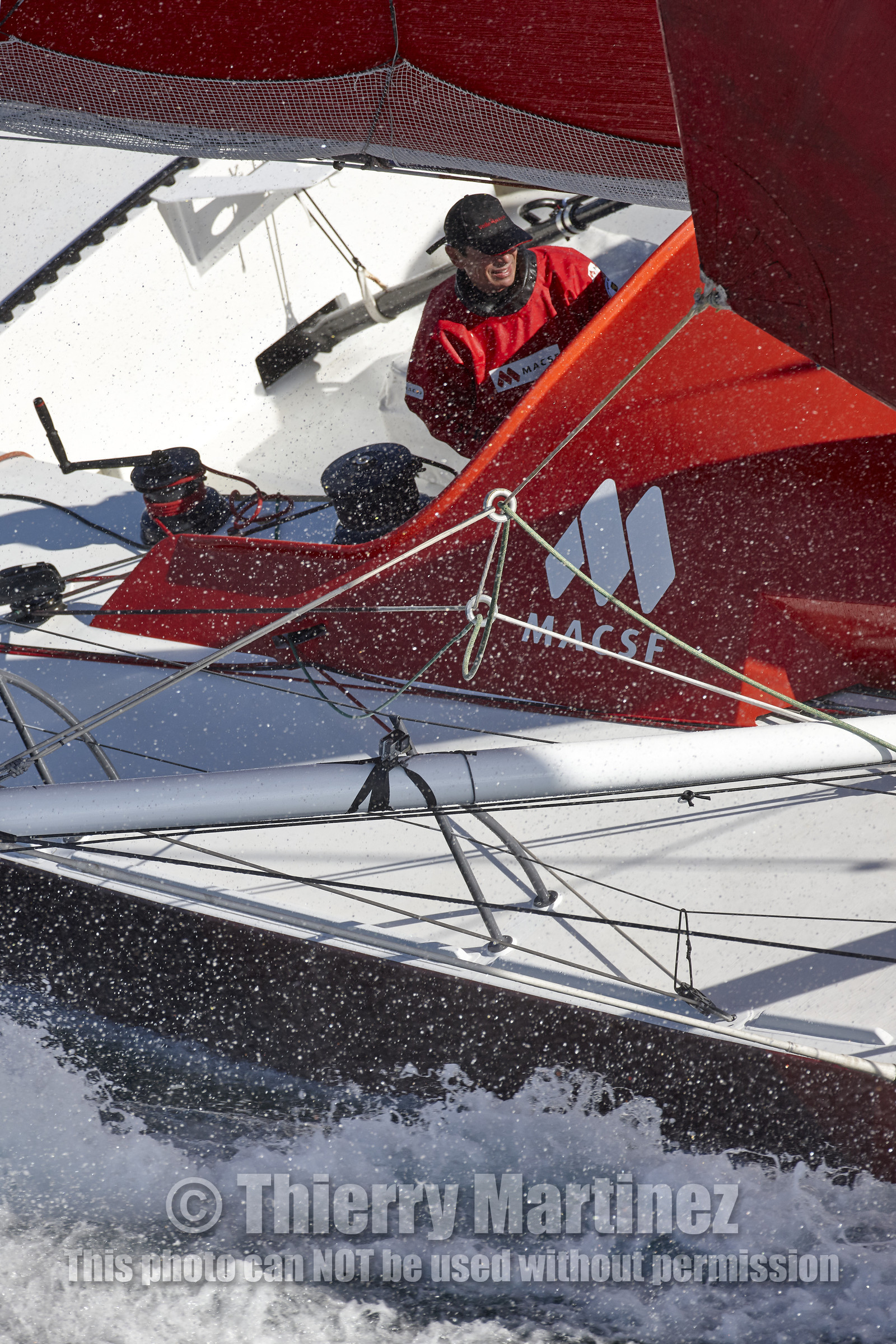 MACSF , Bertrand de Broc et Marc Guillemot avant la Transat Jacques Vabre 2015.