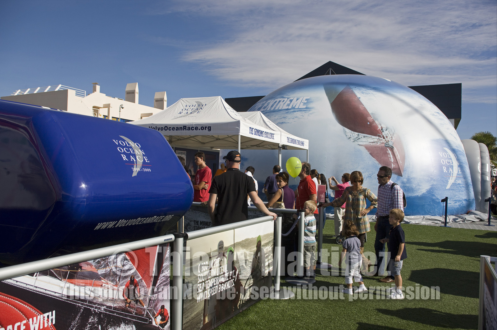 VOLVO OCEAN RACE - 2008 2009. IN-PORT RACE in Alicante-Spain.
