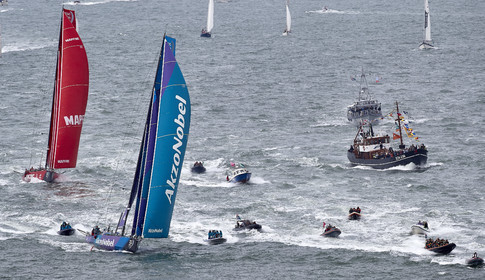 team AkzoNobel  in Volvo Ocean Race 2017-18.