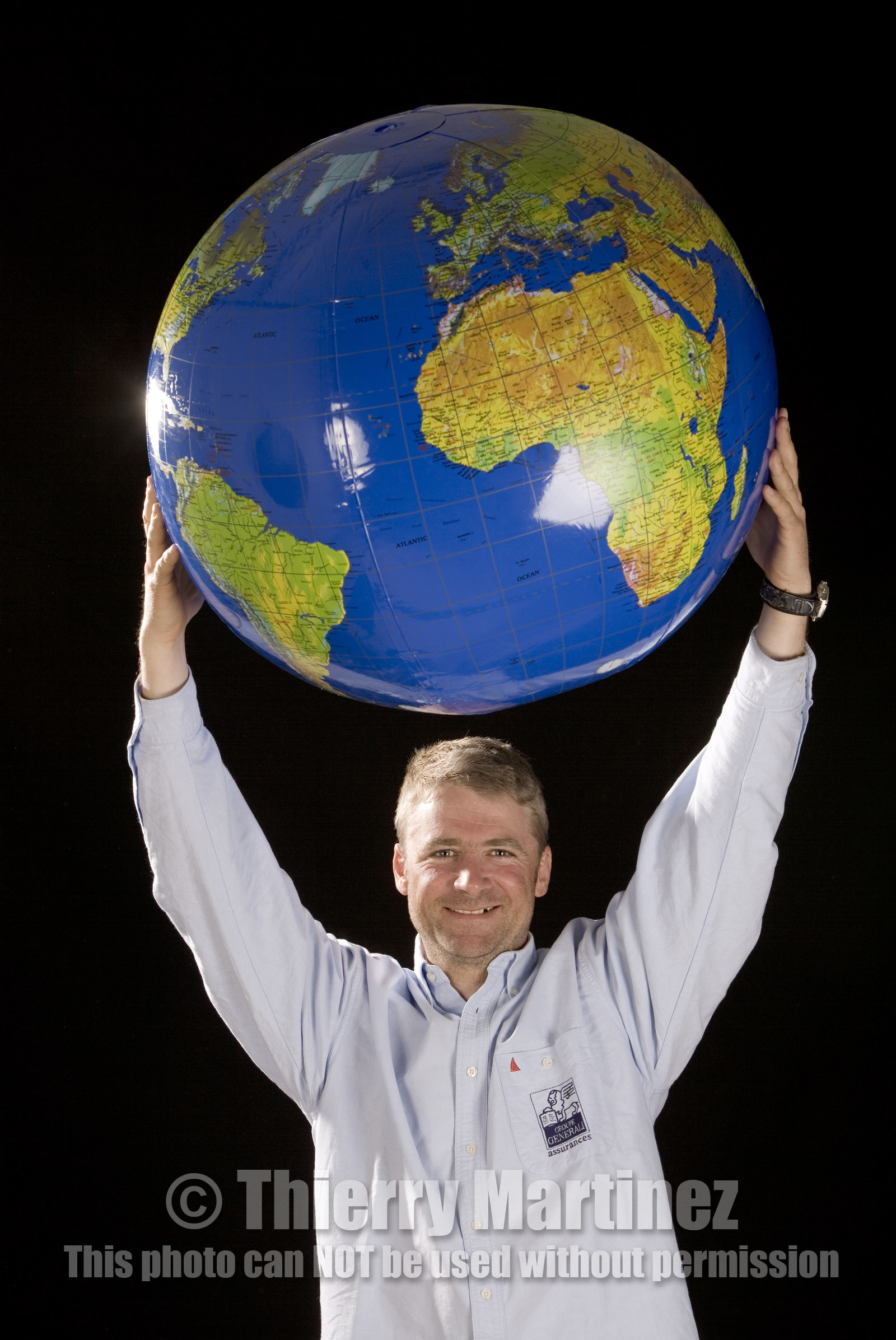Yann Elies , skipper GENERALI IN STUDIO March 2006