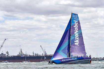 team AkzoNobel  in Volvo Ocean Race 2017-18.