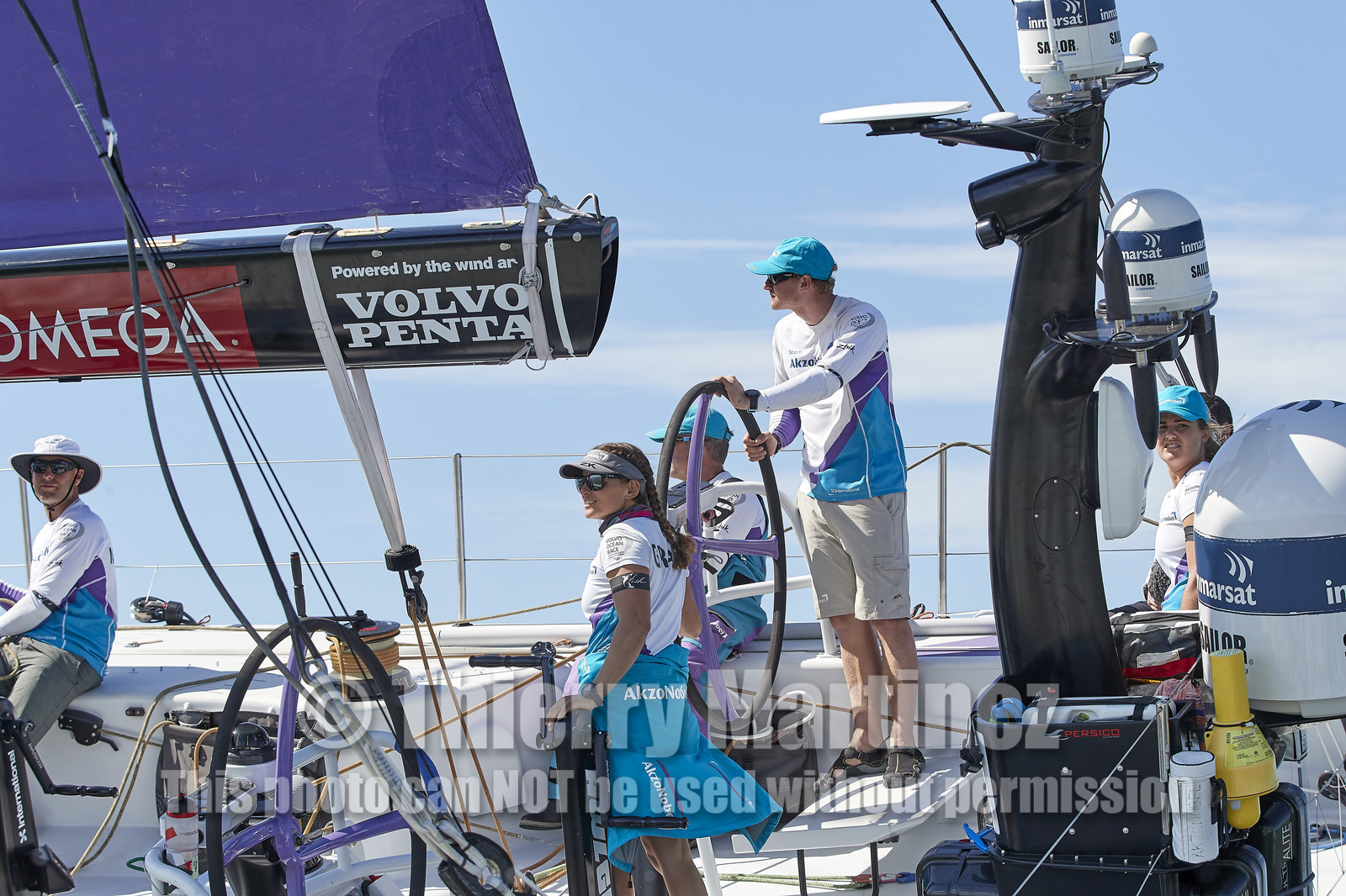 team AkzoNobel  in Volvo Ocean Race 2017-18.
