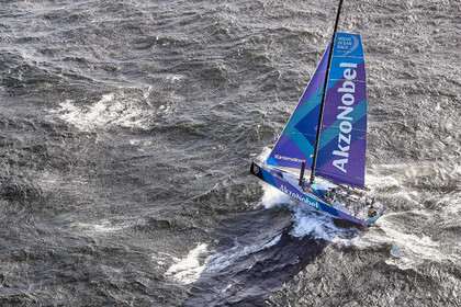 team AkzoNobel  in Volvo Ocean Race 2017-18.