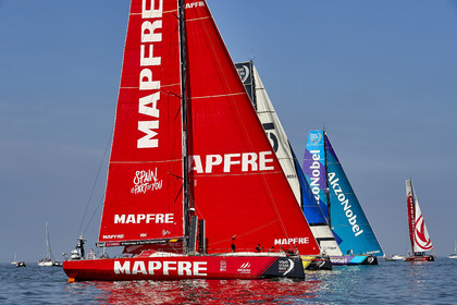 team AkzoNobel  in Volvo Ocean Race 2017-18.