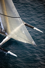 33rd  AMERICA'S CUP Valencia Spain, February 2010 - Defender:  ALINGHI (ALINGHI 5) vs Challenger : BMW Oracle Racing (USA 17)