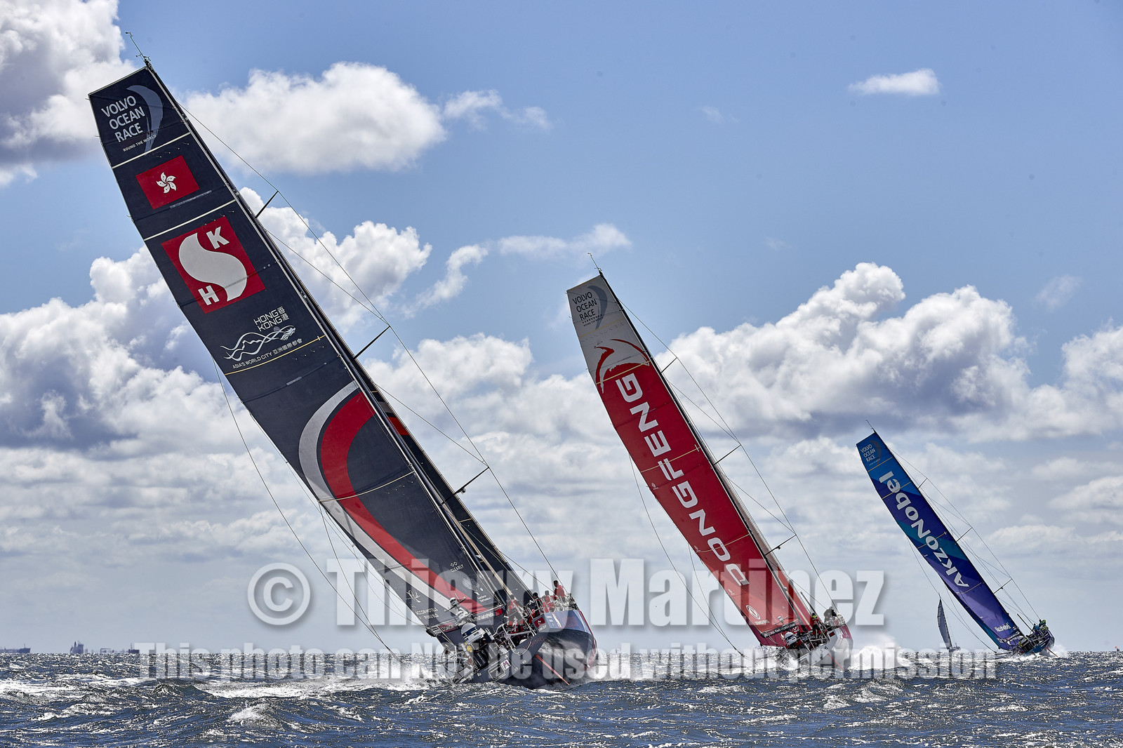 team AkzoNobel  in Volvo Ocean Race 2017-18.