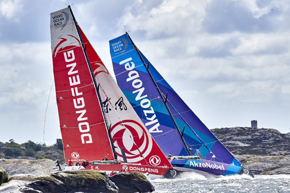 team AkzoNobel  in Volvo Ocean Race 2017-18.