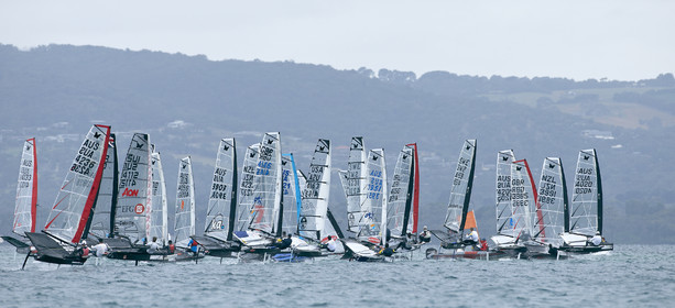 2015 McDougall + McConaghy Moth Worlds. Sorrento - VIC AUSTRALIA  . 6 16 January 2015. Organize by Sorrento Sailing Couta Boat Club.