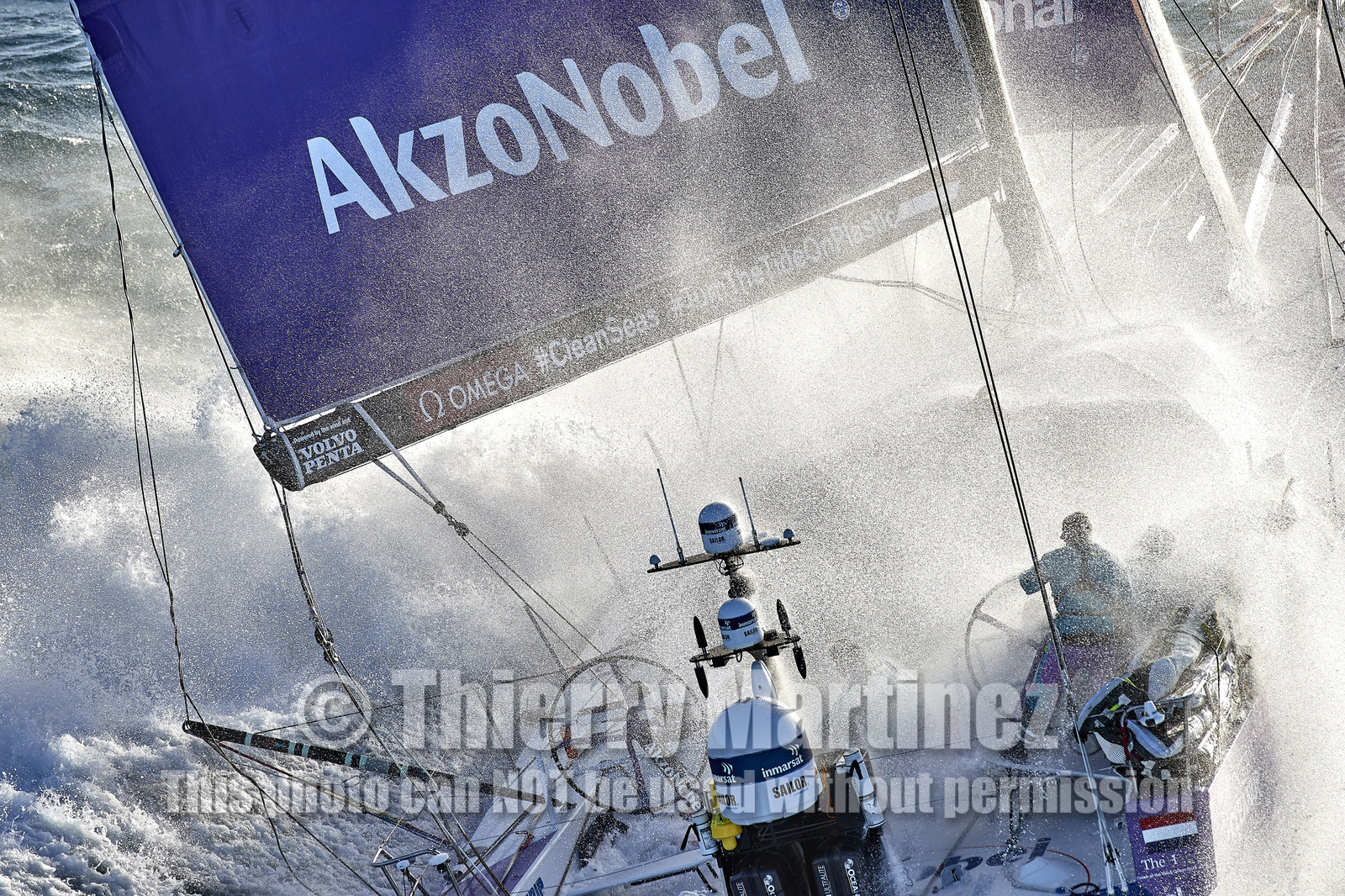 team AkzoNobel  in Volvo Ocean Race 2017-18.