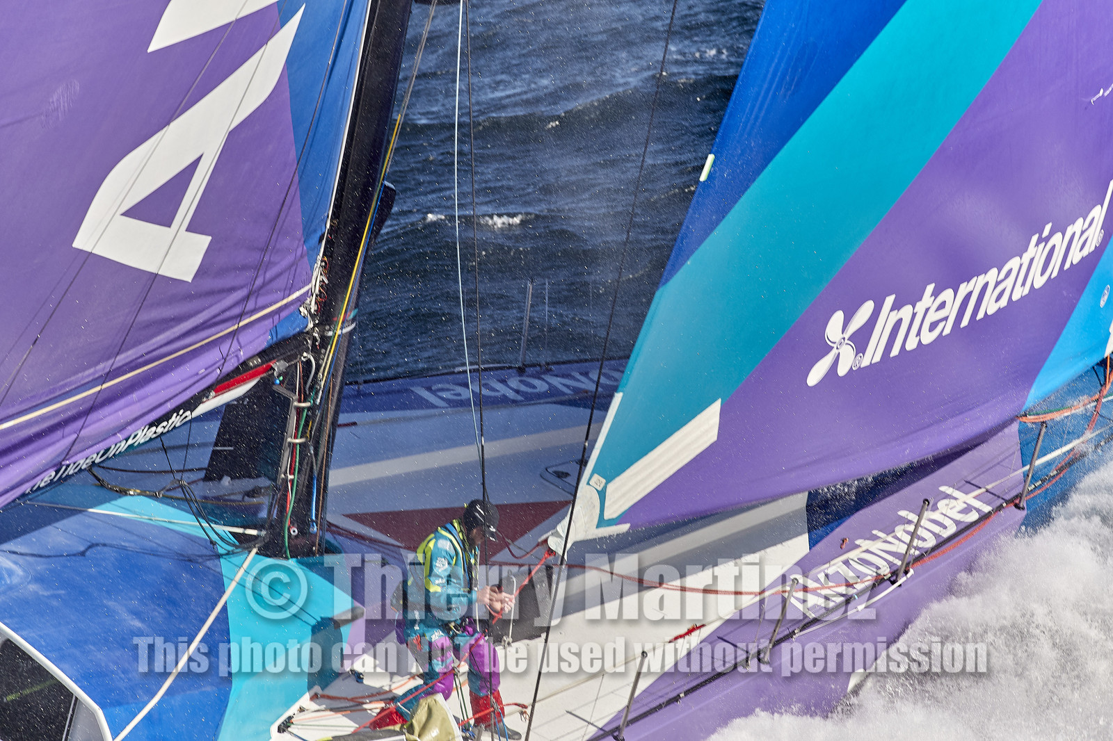 team AkzoNobel  in Volvo Ocean Race 2017-18.