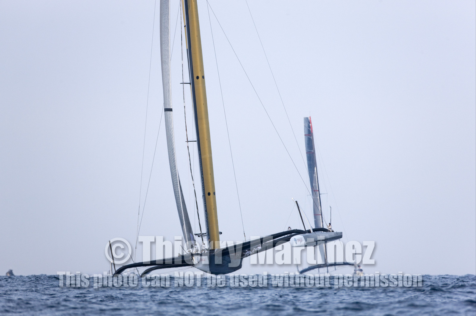 33rd  AMERICA'S CUP Valencia Spain, February 2010 - Defender:  ALINGHI (ALINGHI 5) vs Challenger : BMW Oracle Racing (USA 17)