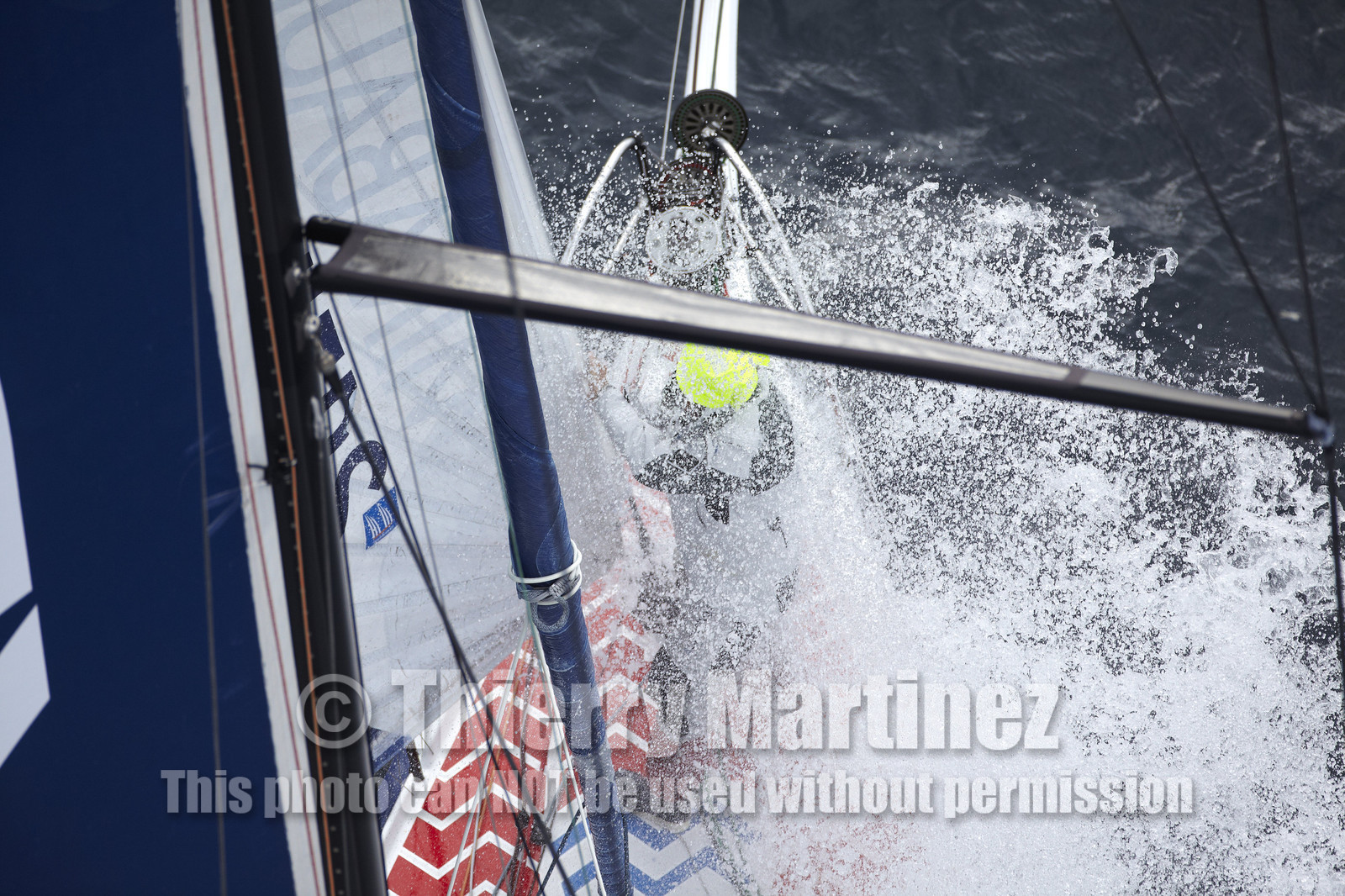 MIRABAUD  Monohull IMOCA 60, skipper Dominique Wavre (SUi)