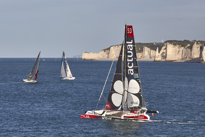 Départ Transat Jacques Vabre 2015.