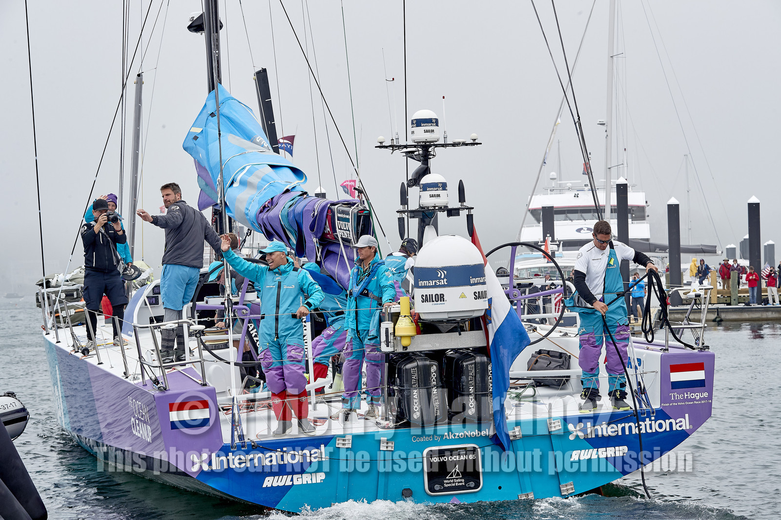 team AkzoNobel  in Volvo Ocean Race 2017-18.