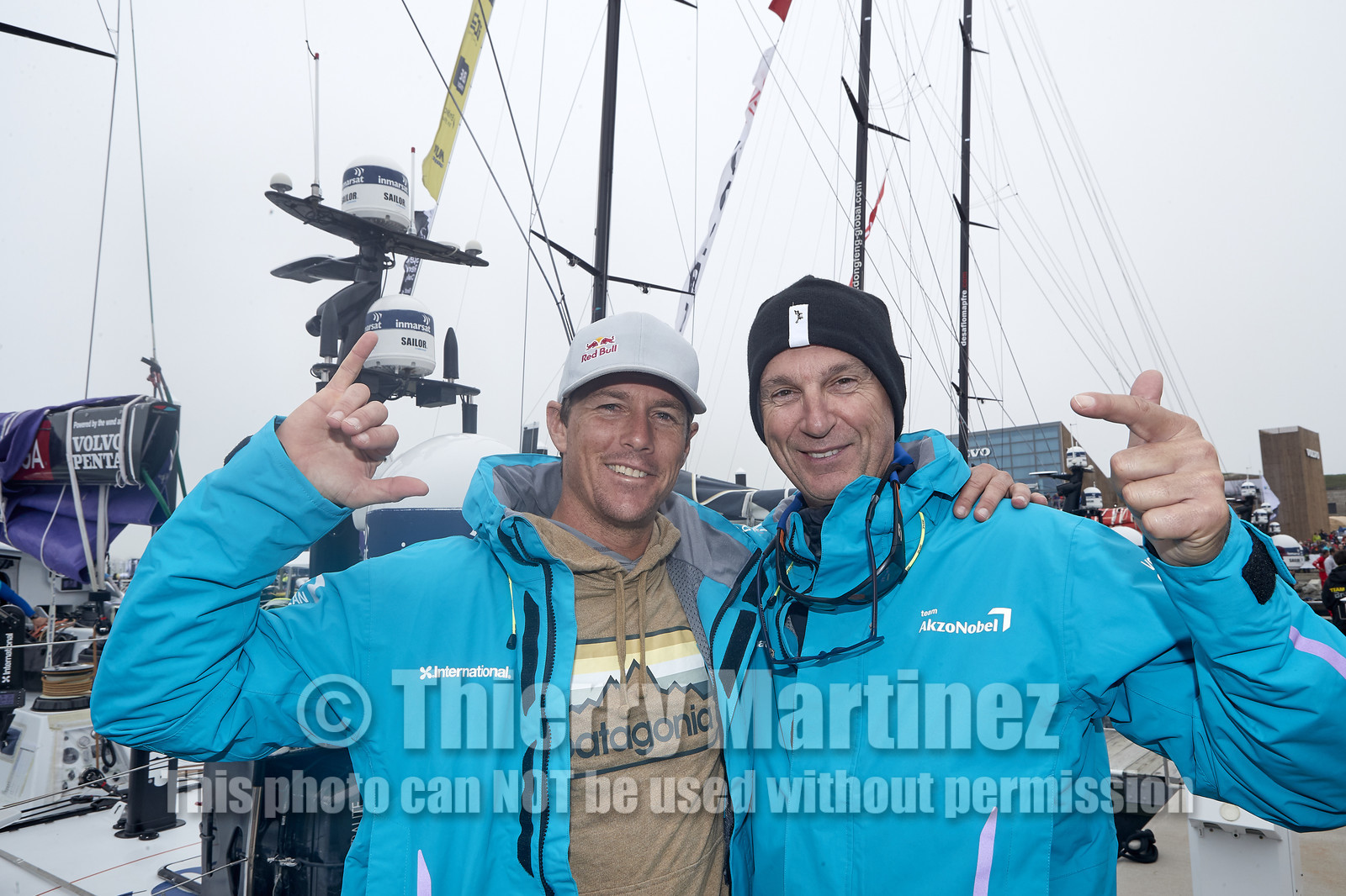 team AkzoNobel  in Volvo Ocean Race 2017-18.