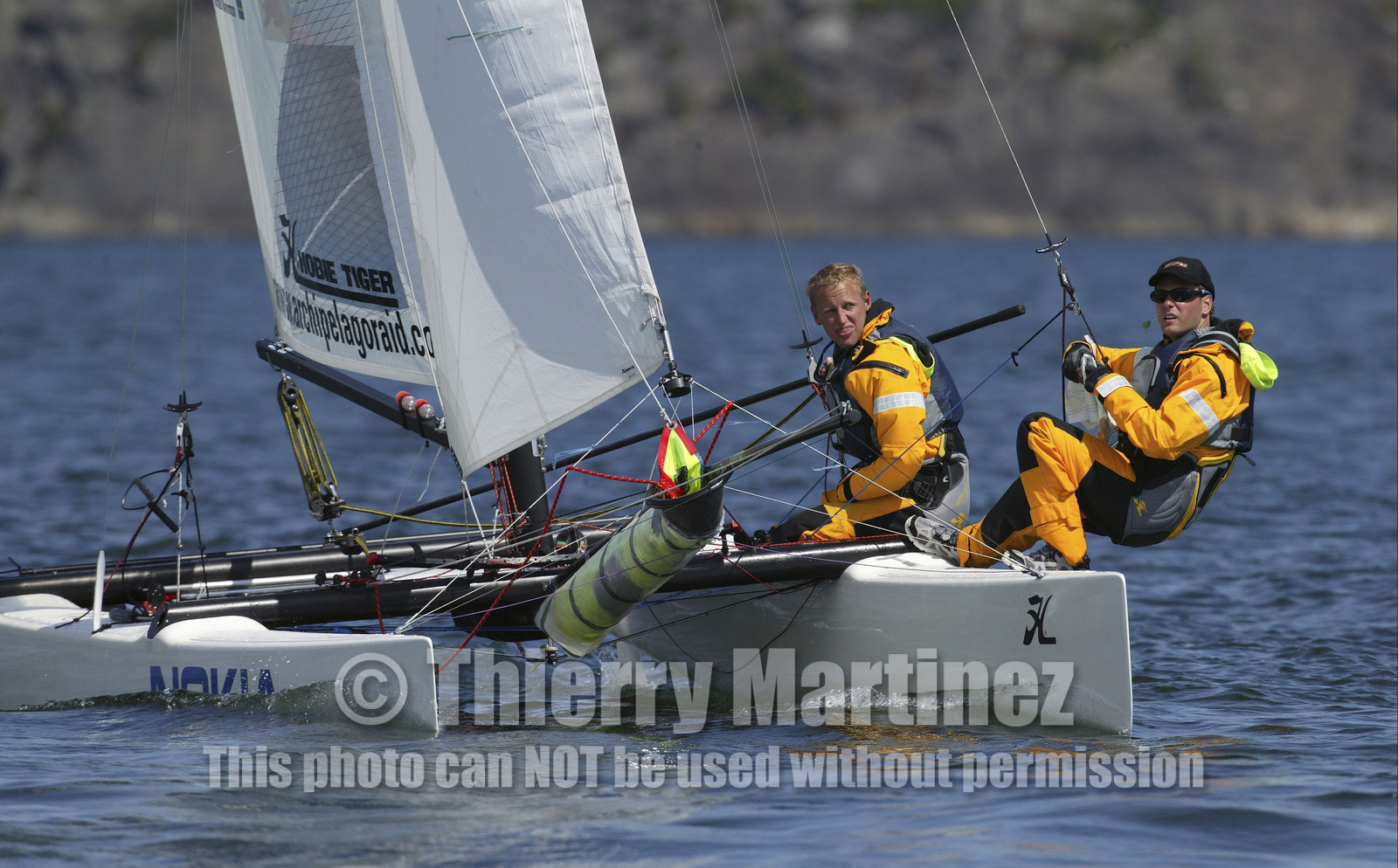 03_3039D  © Th.Martinez,STOCKHOLM ARCHIPELAGO SWEDEN, 8 07 03-Archipelago Raid (2003)  Day 1. Team NOKIA-Adilstam  .Frederik Aldistam (SWe) & Tomas Marimon (SWE)