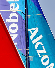 team AkzoNobel  in Volvo Ocean Race 2017-18.