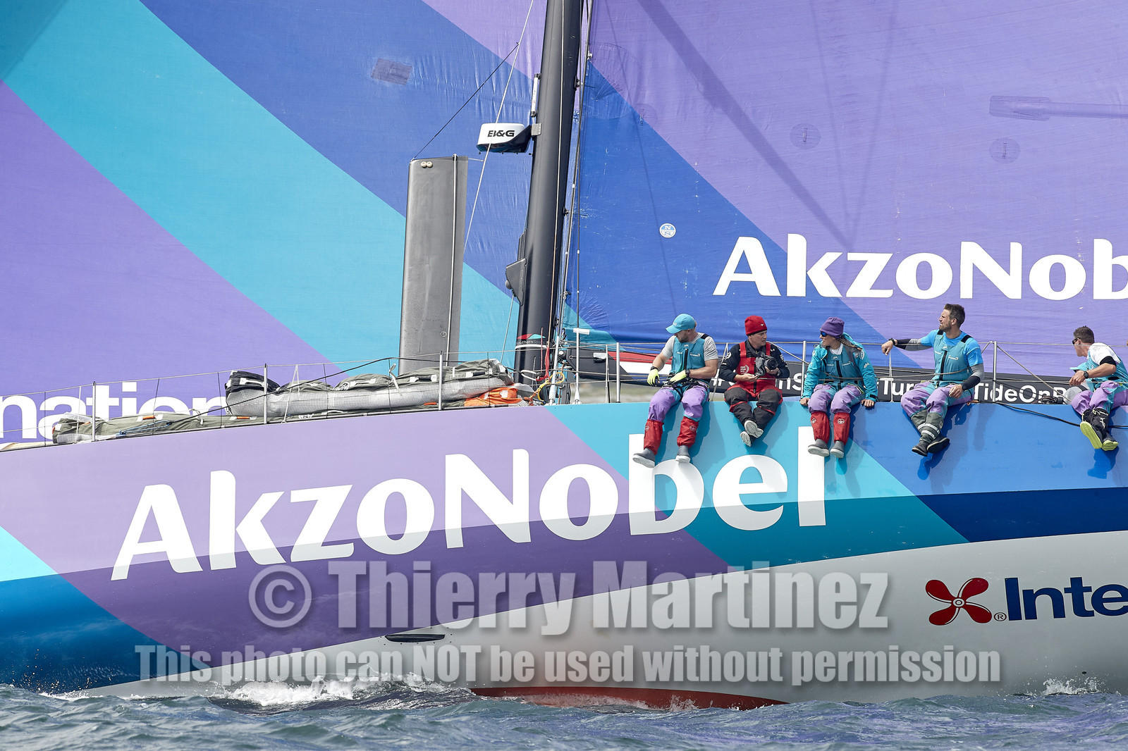 team AkzoNobel  in Volvo Ocean Race 2017-18.
