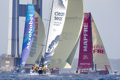 team AkzoNobel  in Volvo Ocean Race 2017-18.