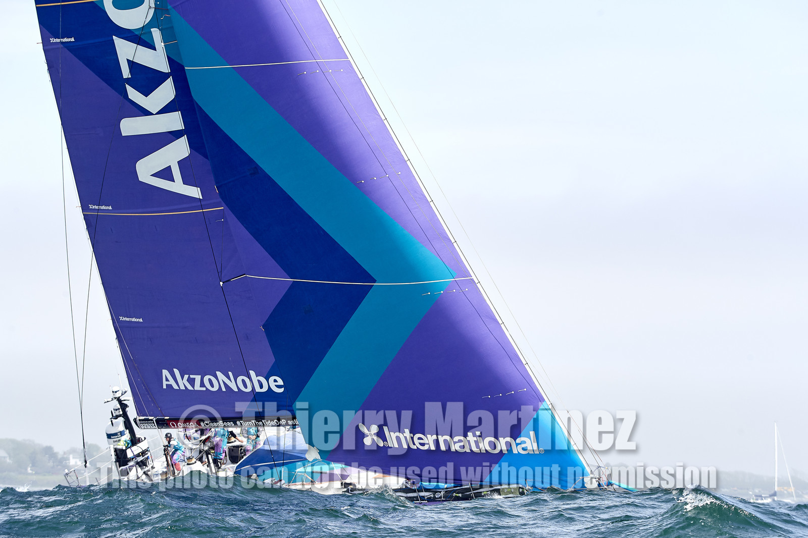 team AkzoNobel  in Volvo Ocean Race 2017-18.